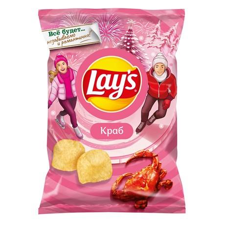 Чипсы «Лейс Краб»
